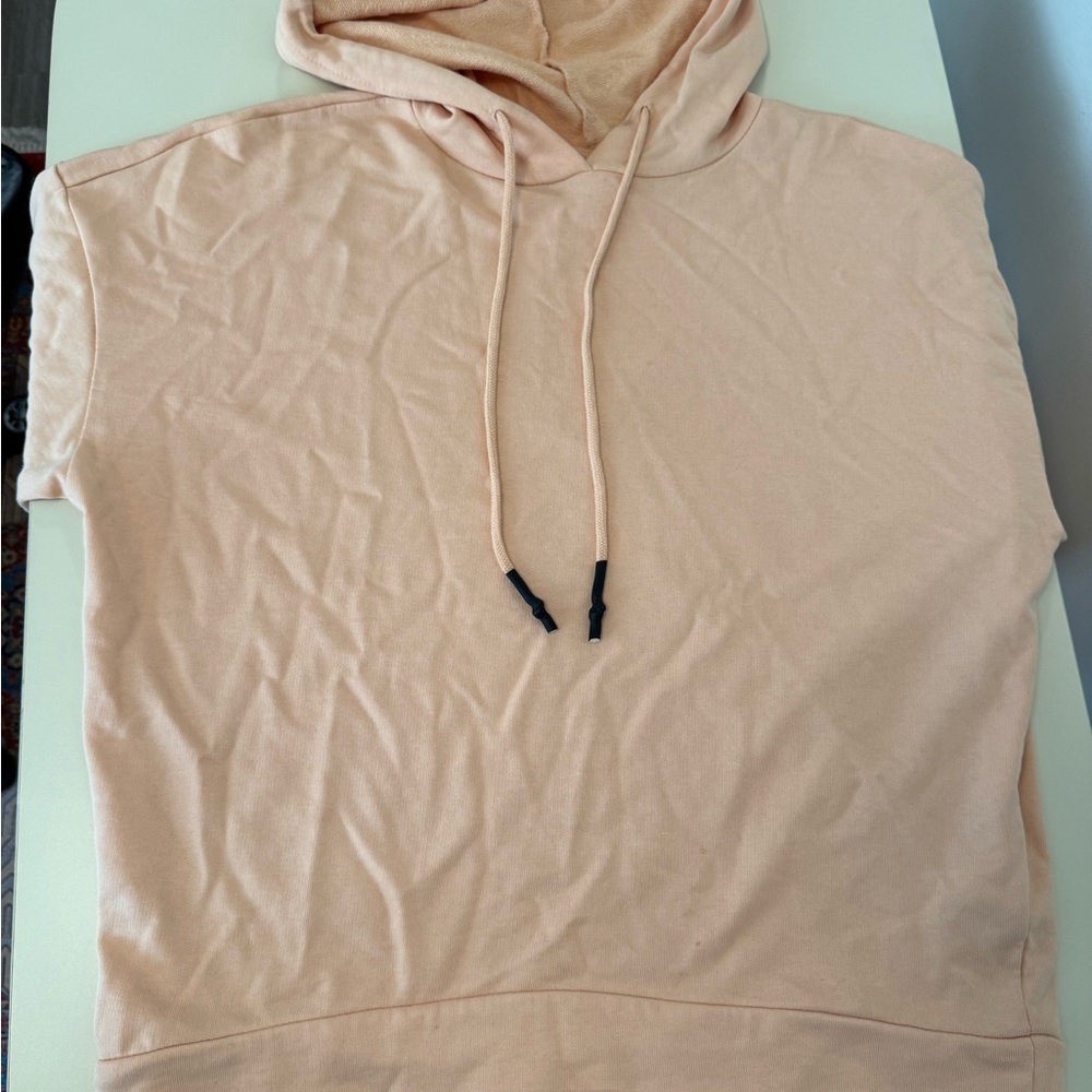 Casual Peach  Hoodie